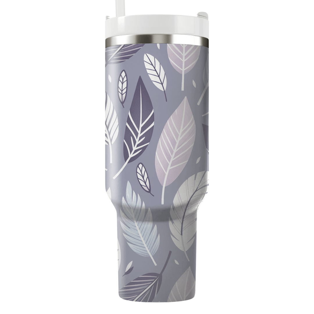 Stylized Feather Motifs  Custom Tumblers