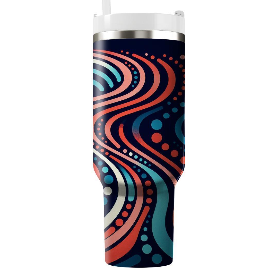 Circular Wave Rhythm  Tumblers For Gifts