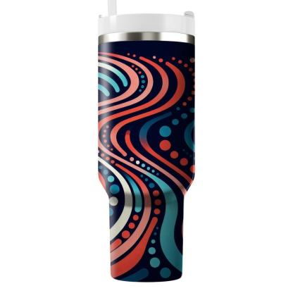 Circular Wave Rhythm  Tumblers For Gifts