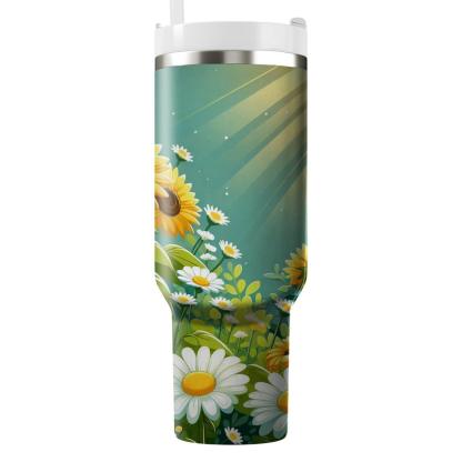 Summer Sun-kissed Blossoms  Travel Tumblers