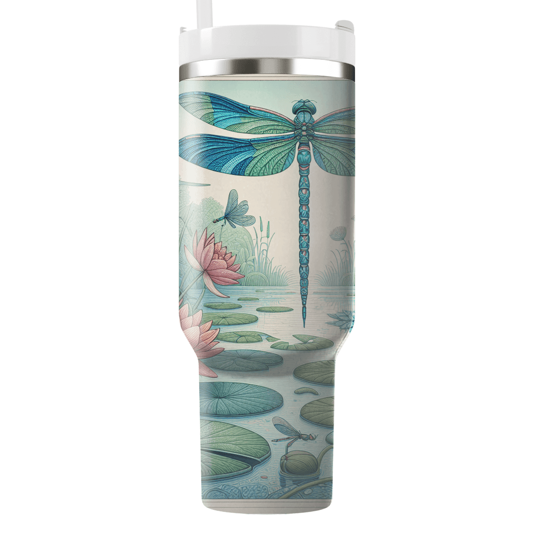 Enchanting Dragonfly Dance  Tumblers With Lids