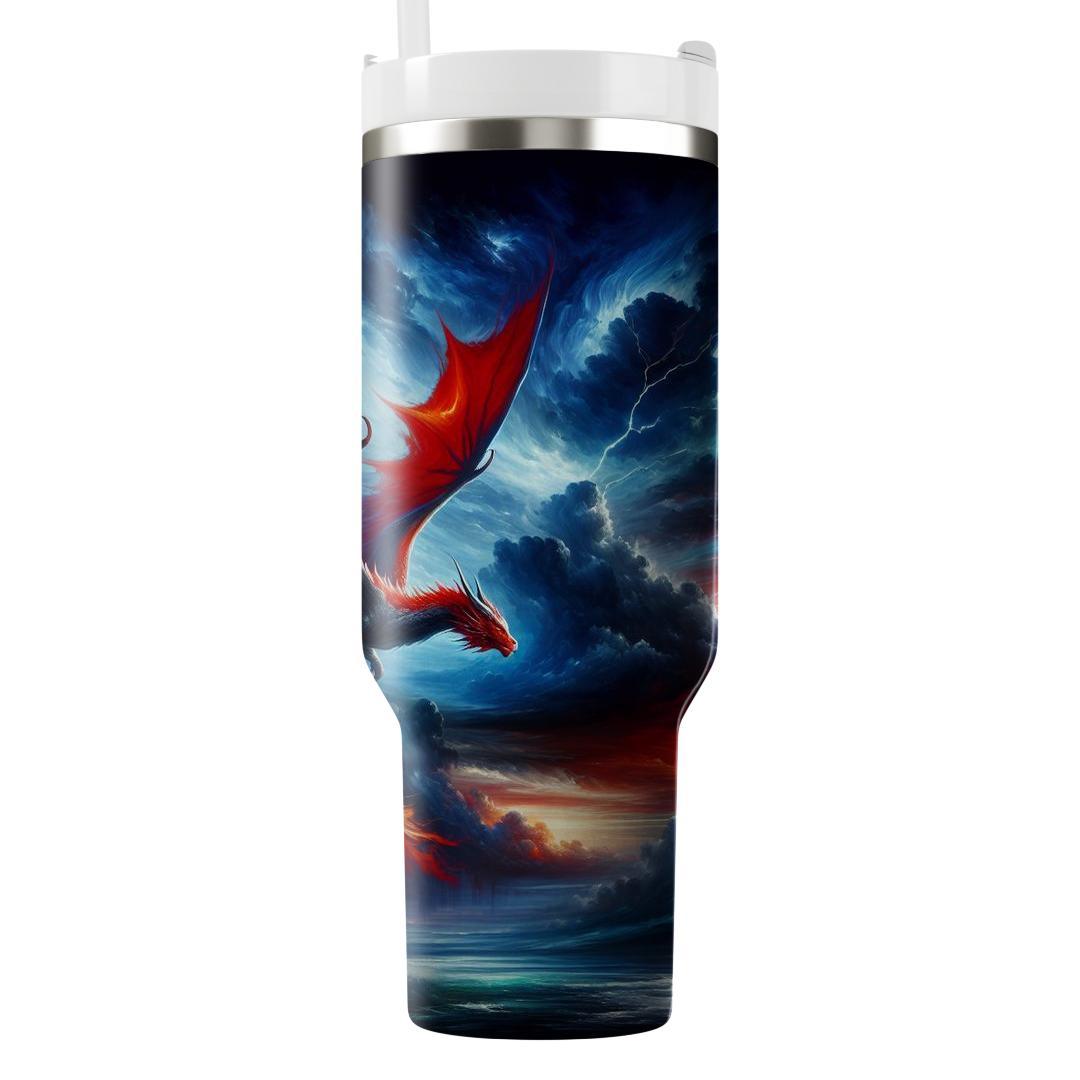 Mystical Dragon Fire  Personalized Tumblers