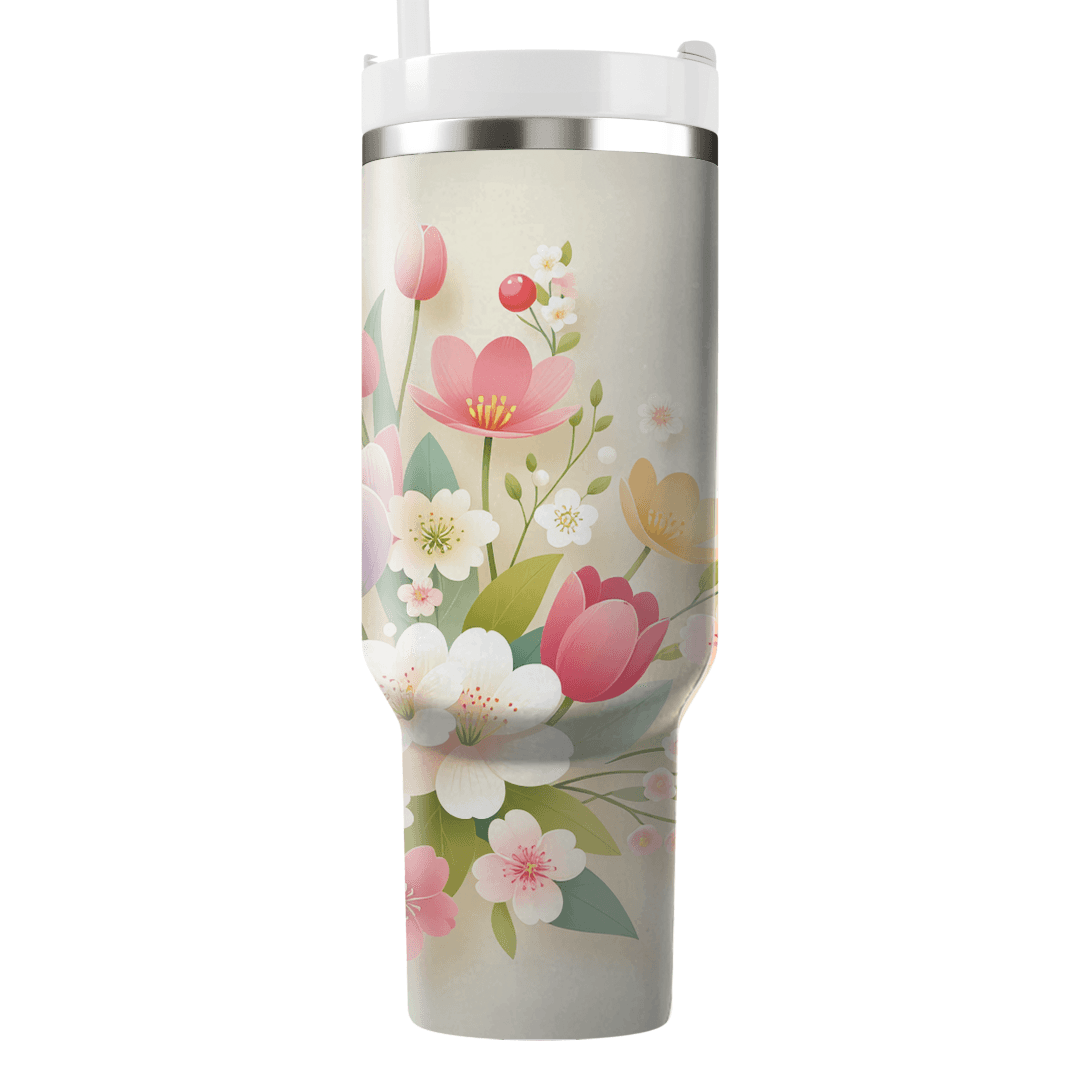 Charming Spring Blossoms  Unique Tumblers