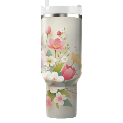 Charming Spring Blossoms  Unique Tumblers