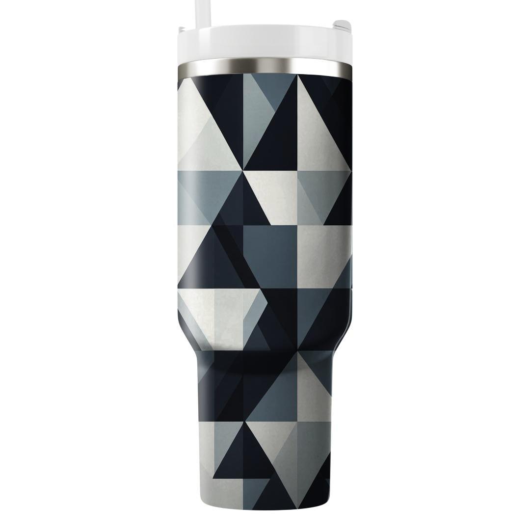 Sleek Triangular Pattern  Tumblers For Gifts