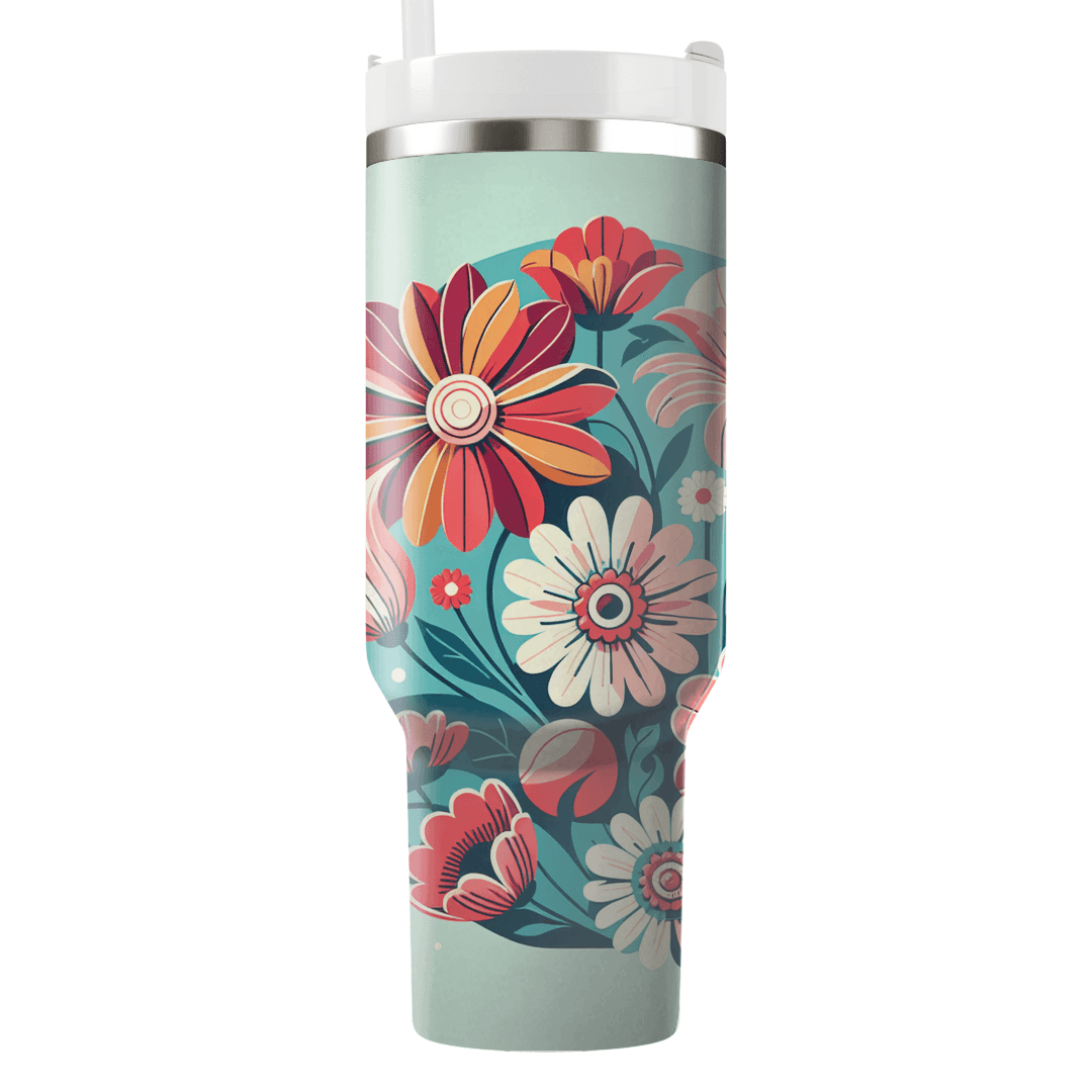 Flower Power Burst  Custom Tumblers