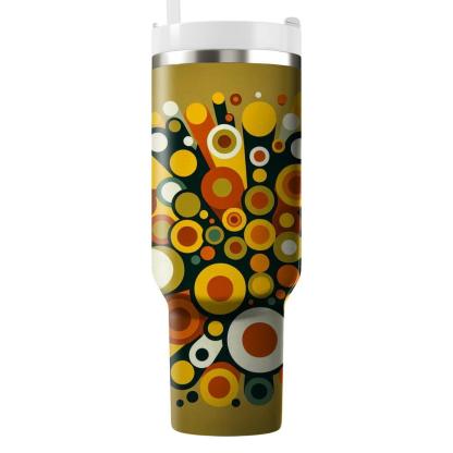 Retro Circle Explosion  Tumblers For Gifts