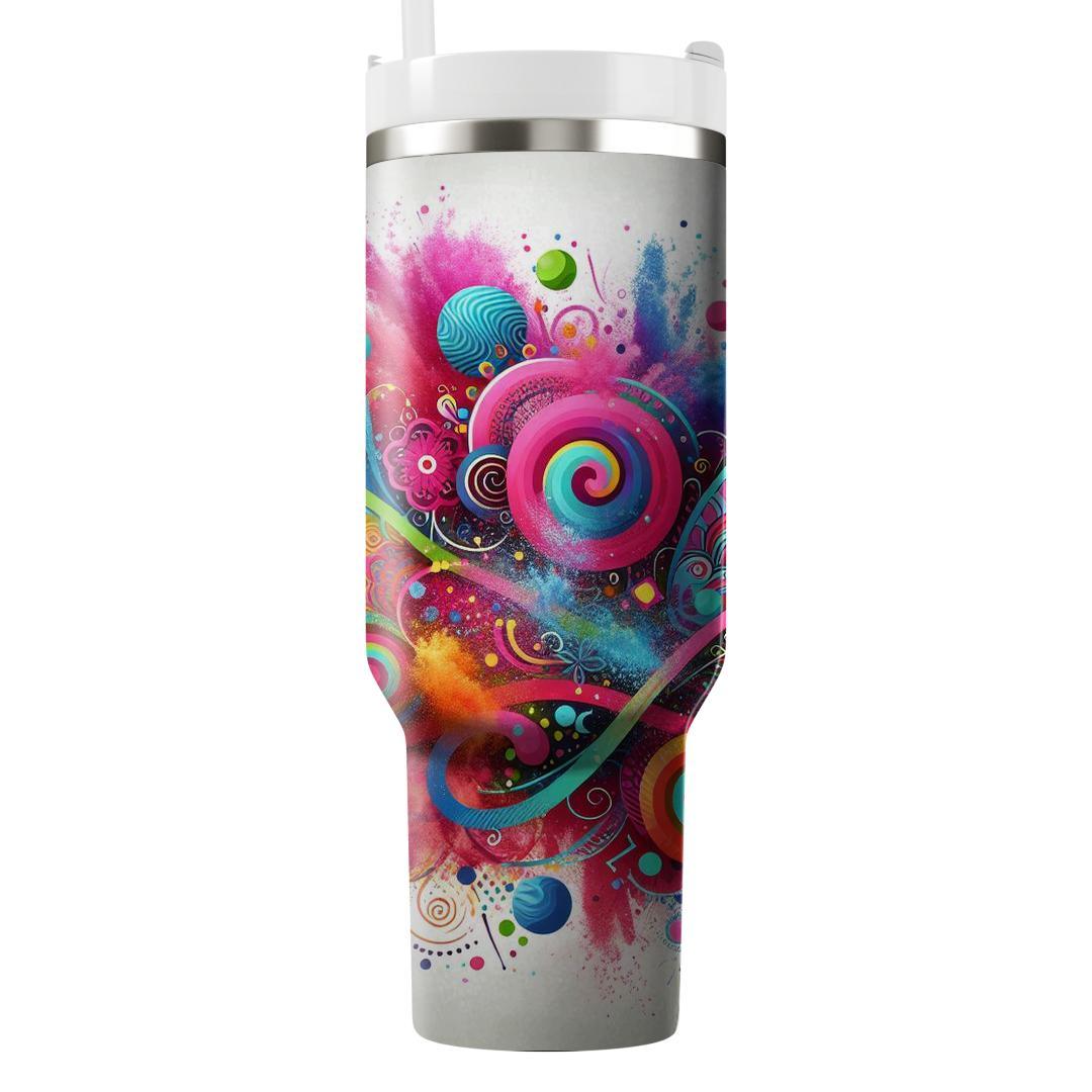 Festival Of Dreams - Holi  Tumblers With Lids
