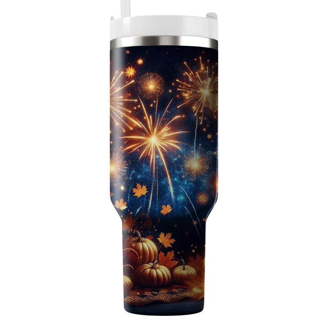 Autumn Fireworks  Personalized Tumblers