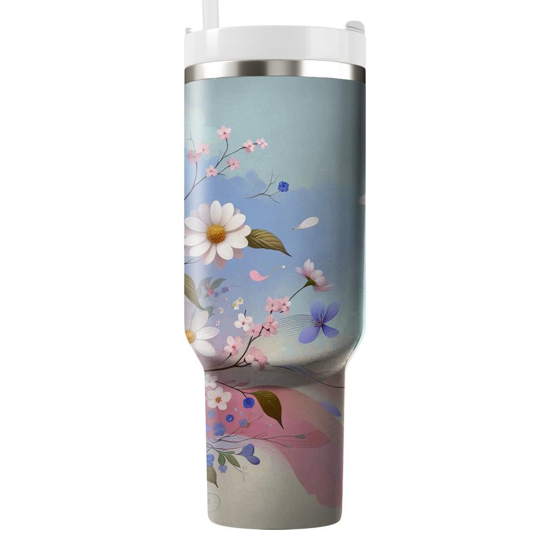 Petals In The Wind  Unique Tumblers