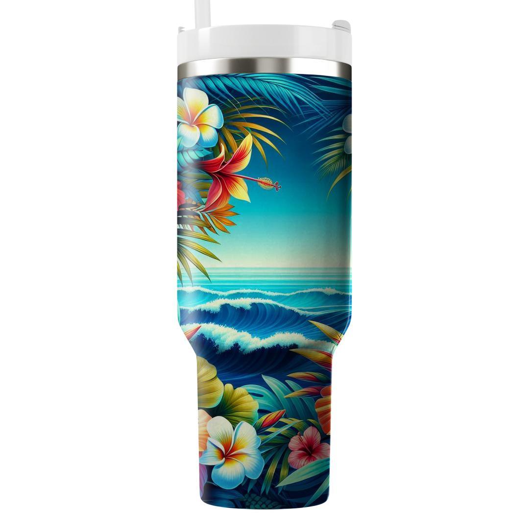 Tropical Blooms Delight  Tumblers For Gifts