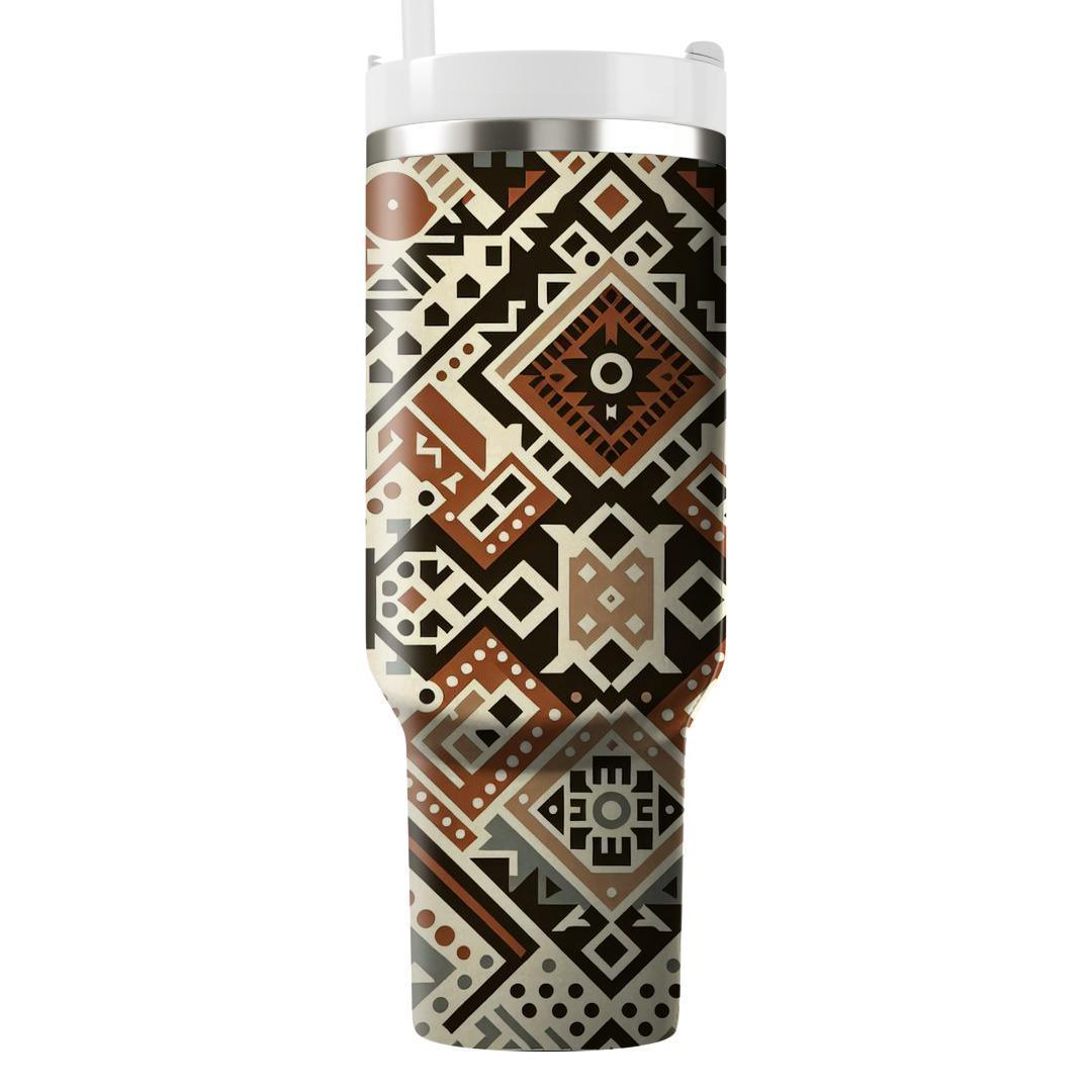 Intricate Tribal Motif  Tumblers For Gifts