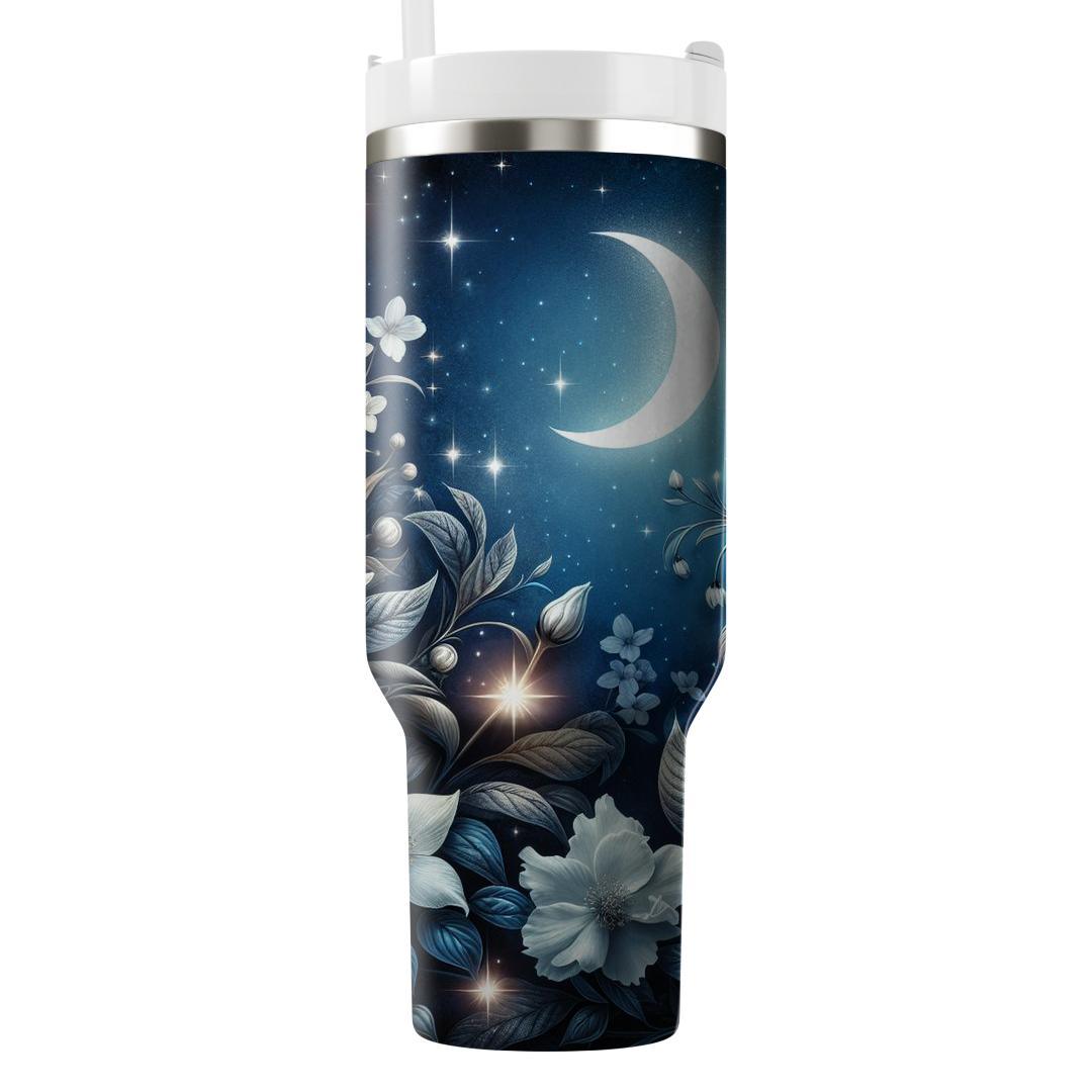 Celestial Blooms  Unique Tumblers