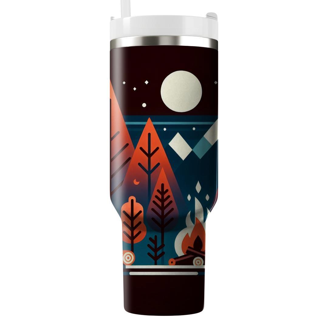 Nostalgic Campfire Nights  Personalized Tumblers