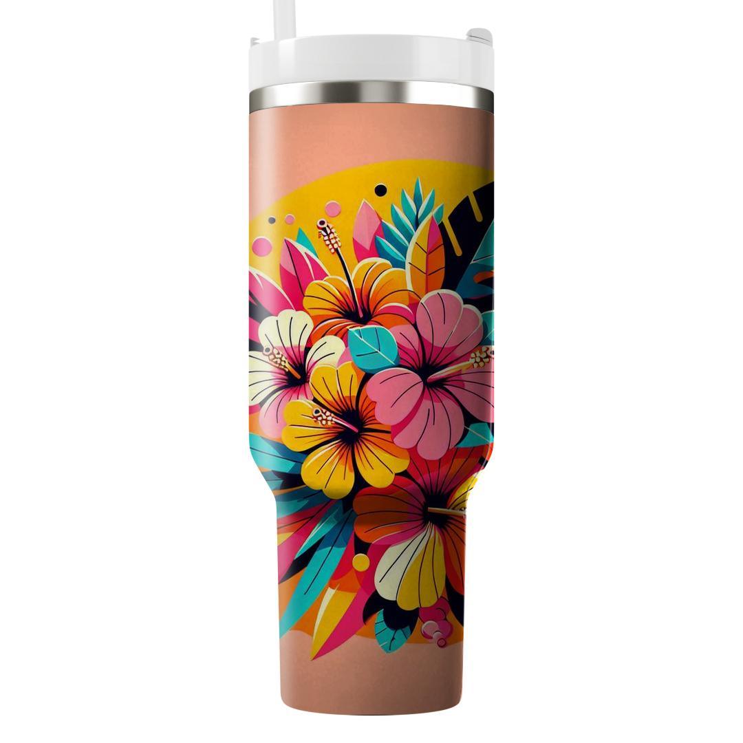 Tropical Blossom Fiesta  Insulated Tumblers