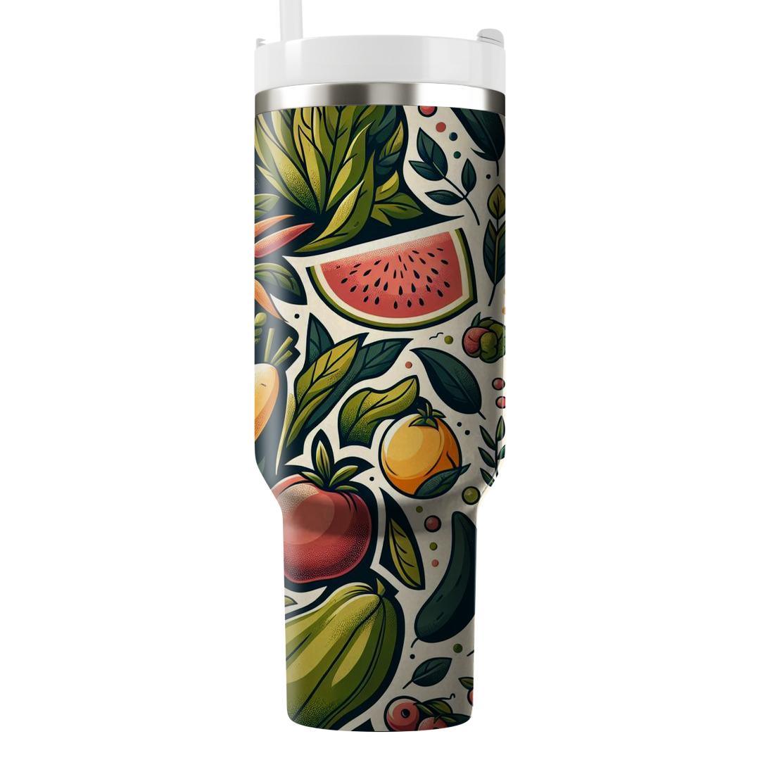 Charming Farmhouse Fresh  Personalized Tumblers