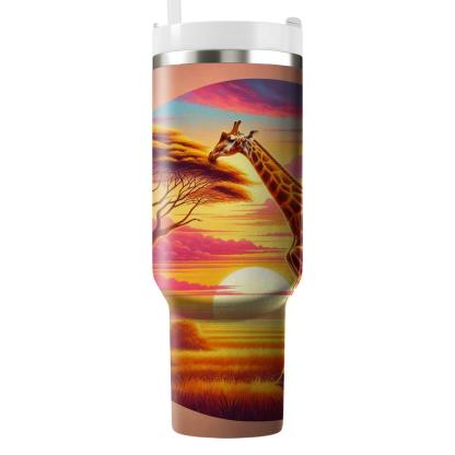 Bold Giraffe Adventure  Travel Tumblers