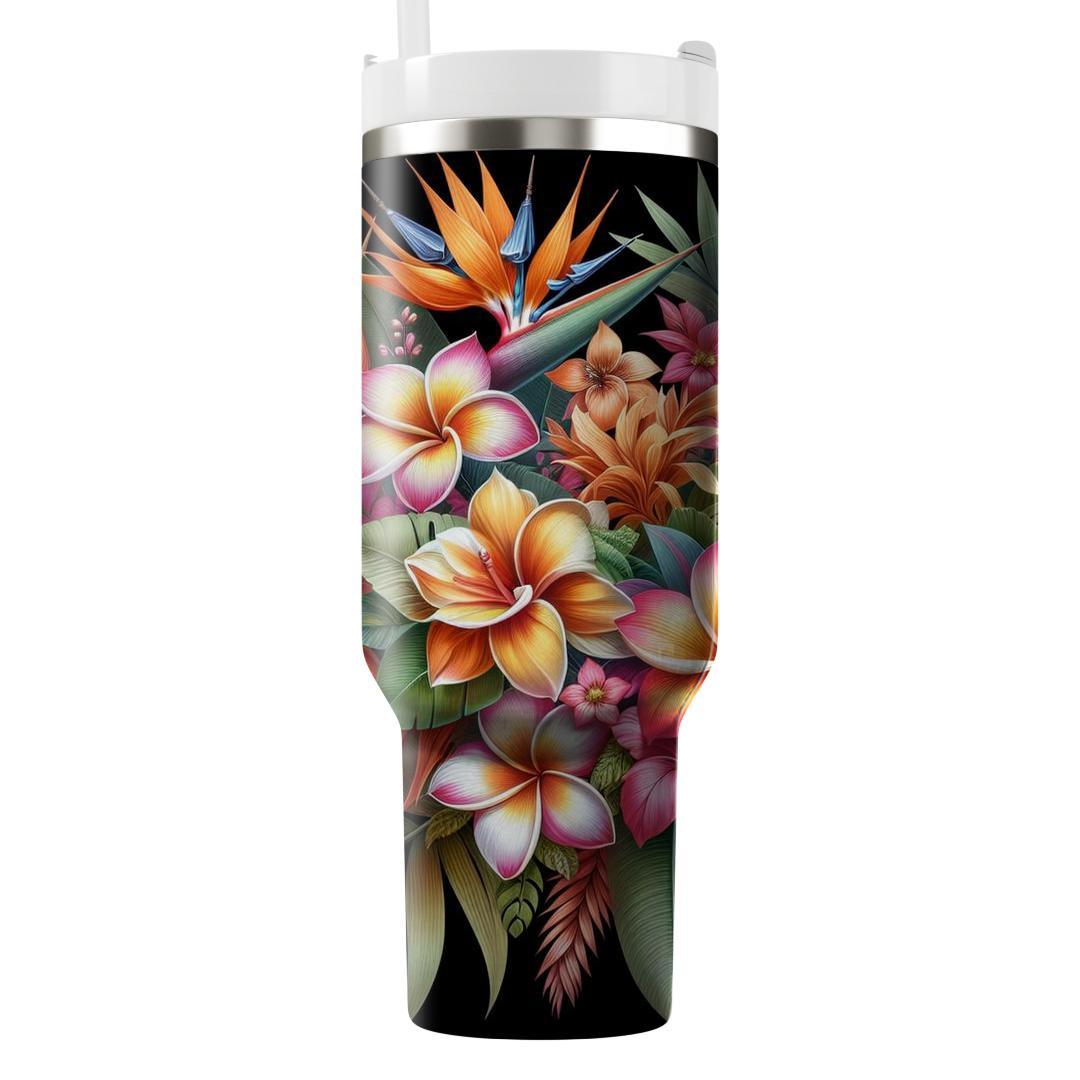 Exotic Tropical Florals  Insulated Tumblers