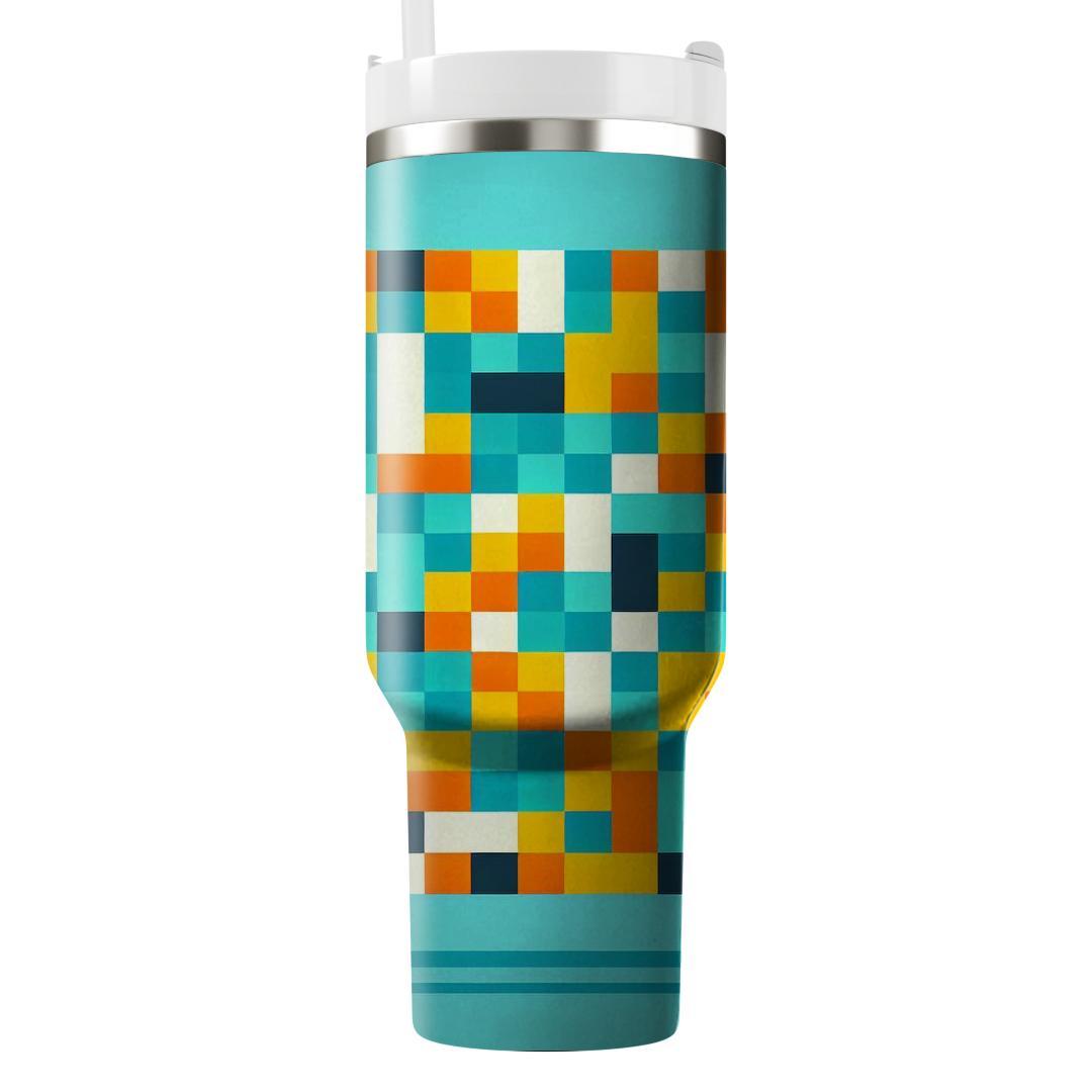 Funky Checkered Pattern  Custom Tumblers