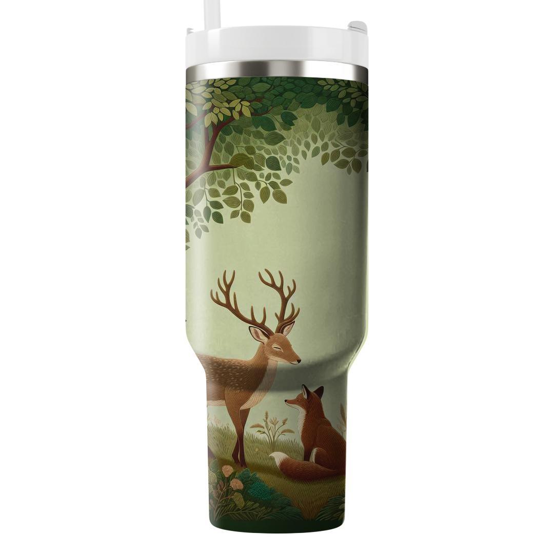 Forest Friends Gathering  Tumblers With Lids