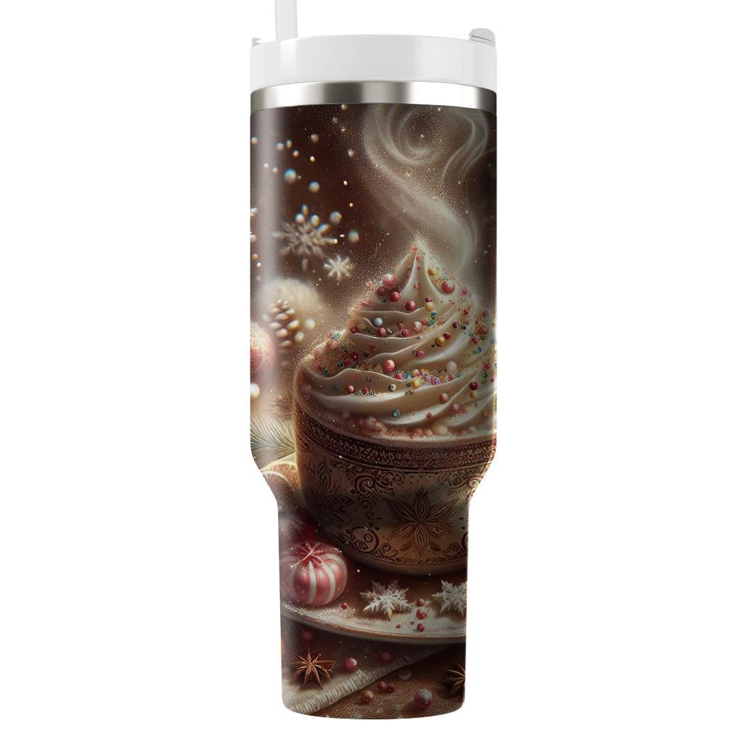 Winter Cozy Hot Chocolate  Tumbler Cups
