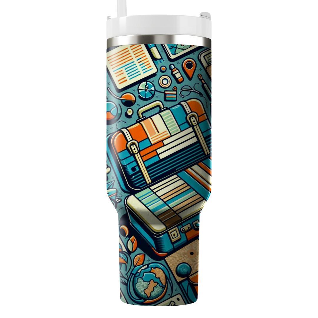 Retro Travel Adventure  Unique Tumblers