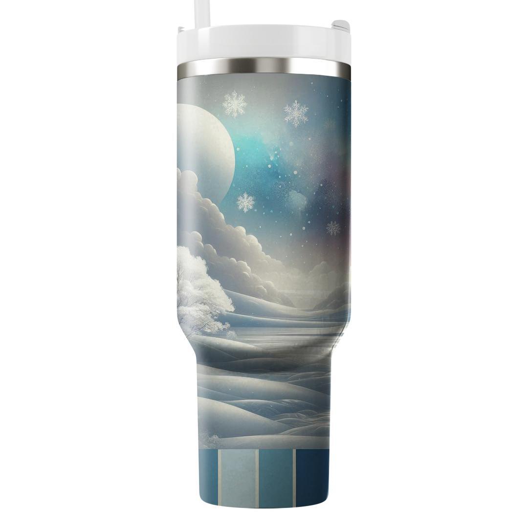 Winter Chill Serenity  Travel Tumblers