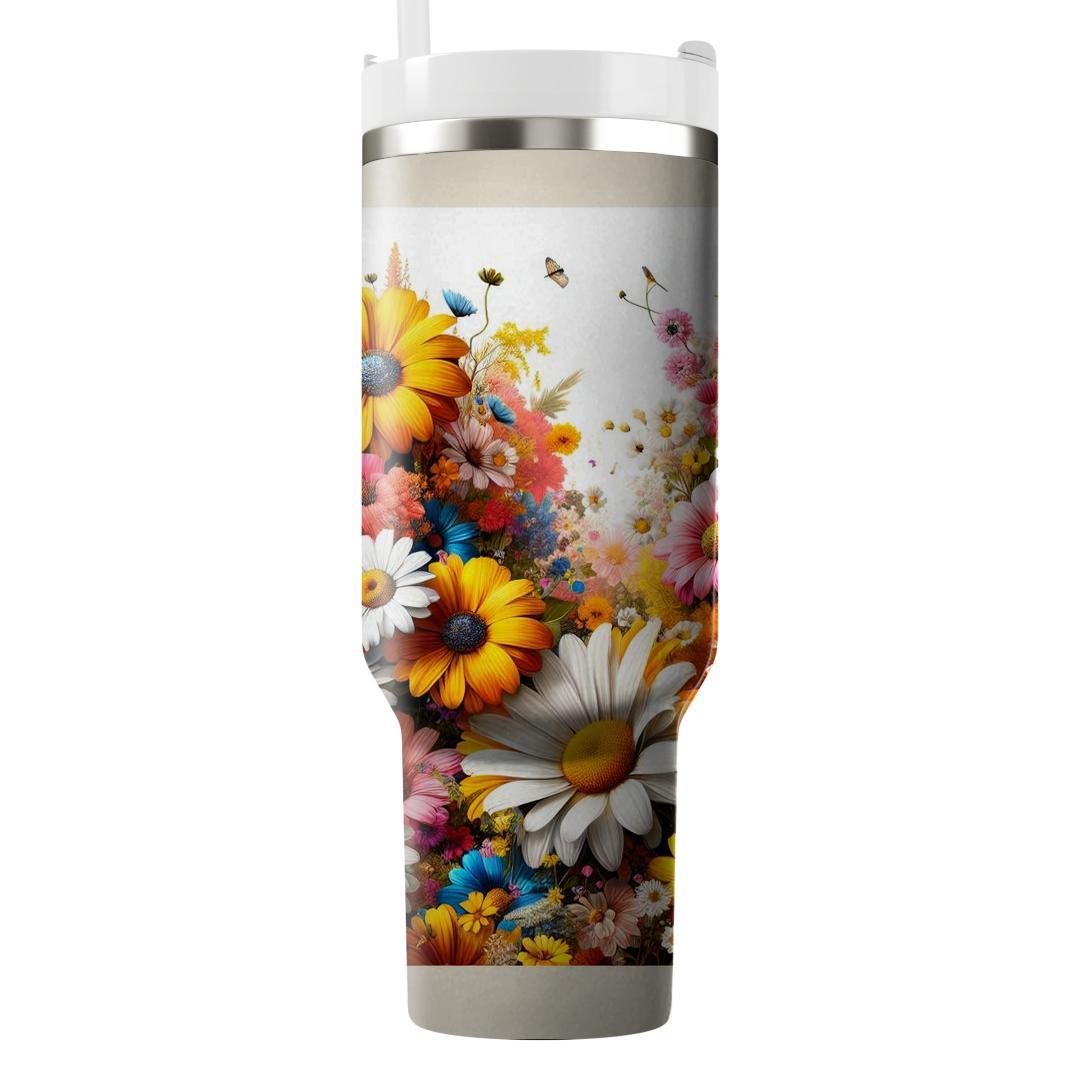 Hippie Vibe Flower Child  Travel Tumblers
