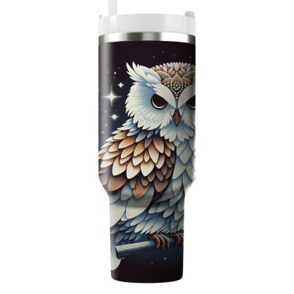 Starlit Owl Watch  Tumblers With Lids