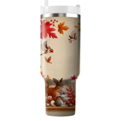 Autumn Whimsical Woodland  Travel Tumblers
