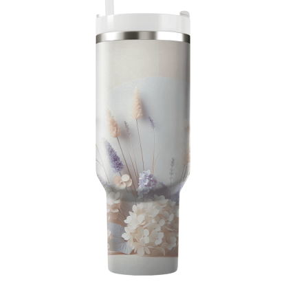 Serene Floral Harmony  Travel Tumblers