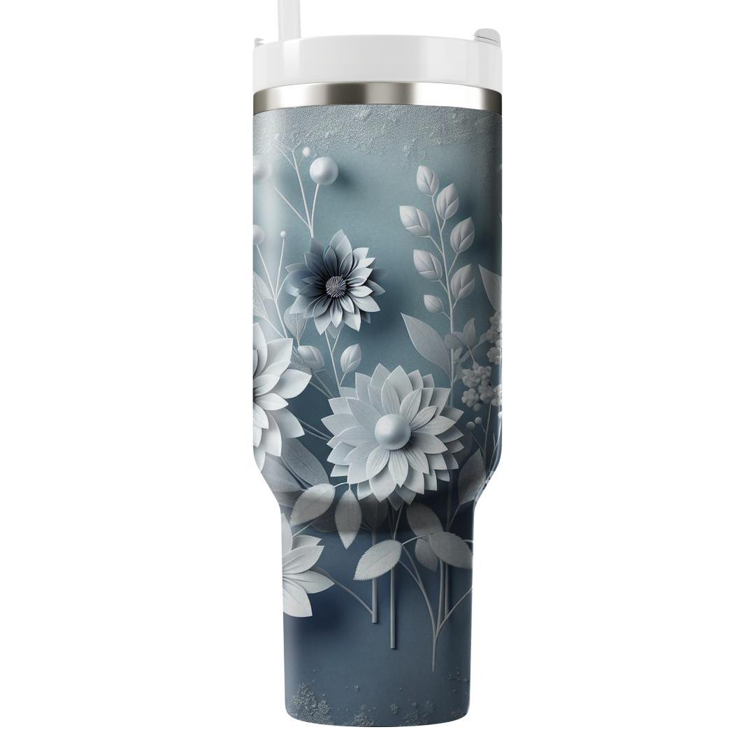 Frosted Florals  Tumblers For Gifts