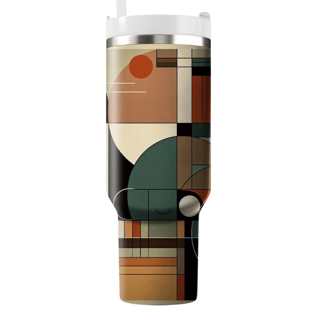 Earthy Tones Geometry  Custom Tumblers