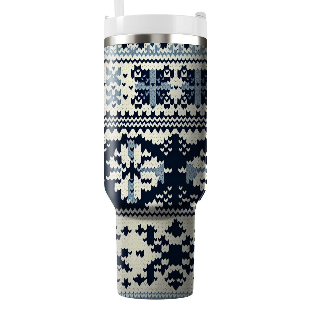 Nordic Knitted Charm  Tumblers For Gifts