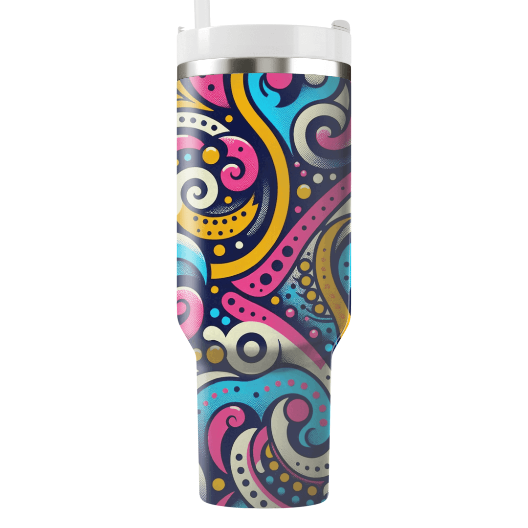 70s  Dots  Travel Tumblers