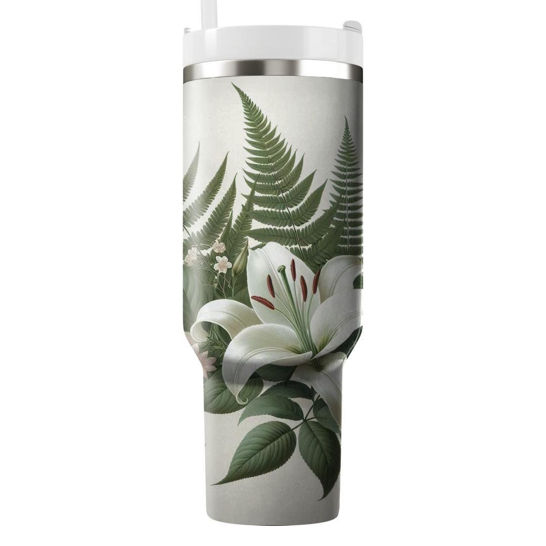 Elegant Botanical Garden  Tumbler Cups