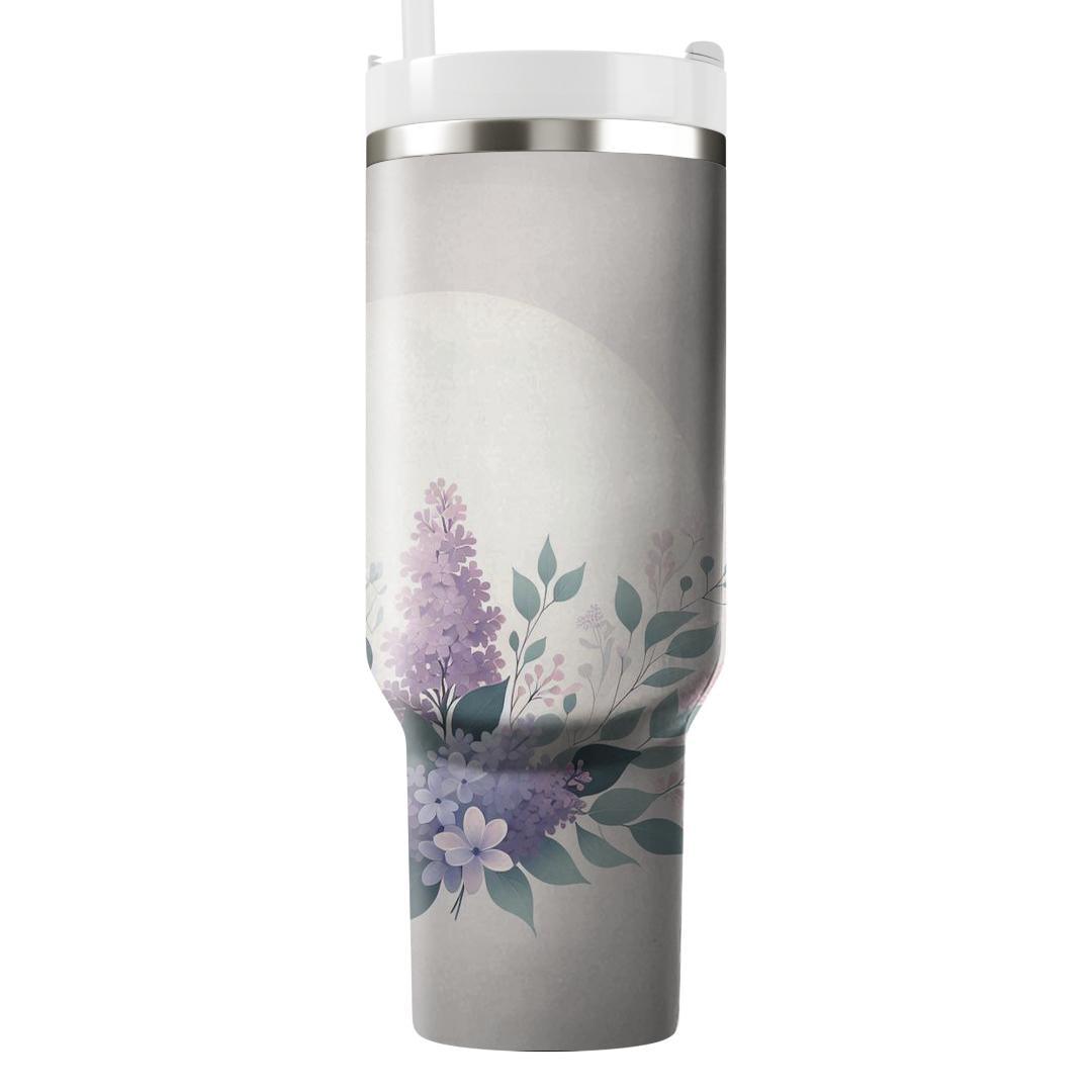 Spring Lilac Serenity  Travel Tumblers