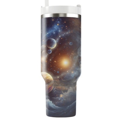 Cosmic Harmony - Space Exploration Day  Decorative Tumblers