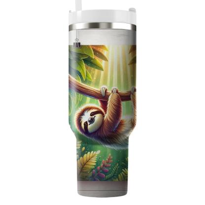 Cute Baby Sloth Tumble  Travel Tumblers