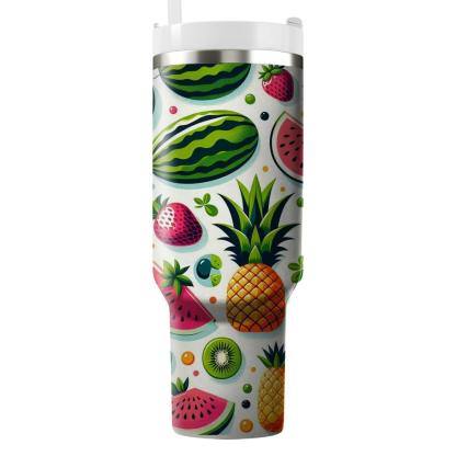 Kitsch Fruit Salad  Personalized Tumblers