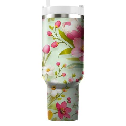 Springtime Bloom  Tumbler Cups