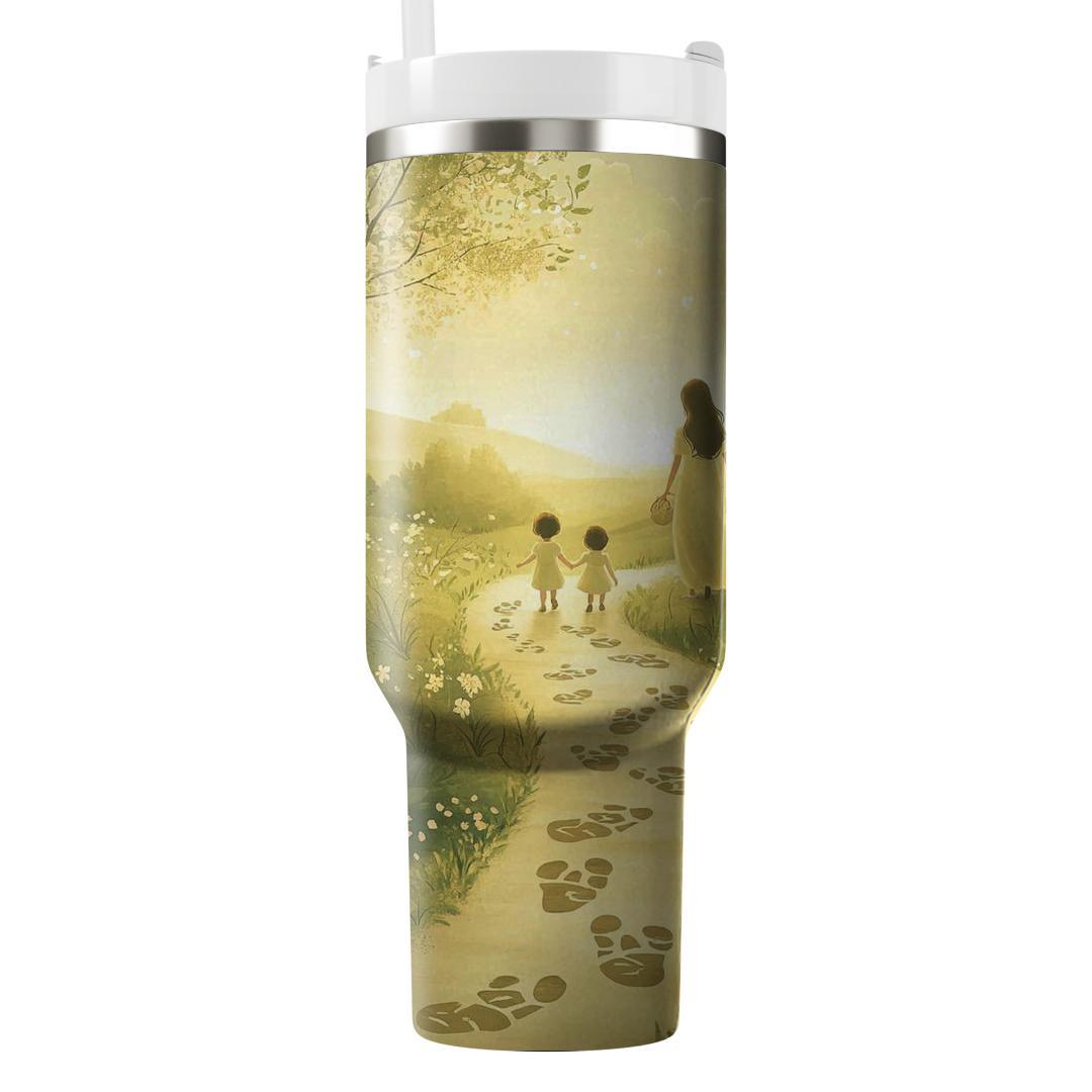 The Footprints Of Love: A Mother’s Lasting Impact Insulated Tumblers