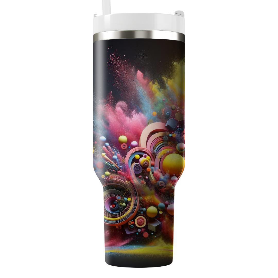 Joyous Fusion - A Festival Of Colors  Tumbler Cups