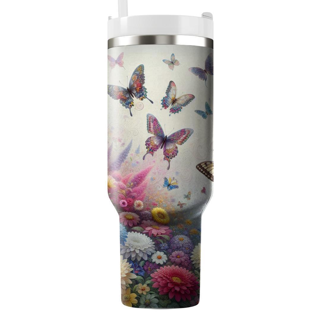 Spring Butterfly Whispers  Tumbler Cups