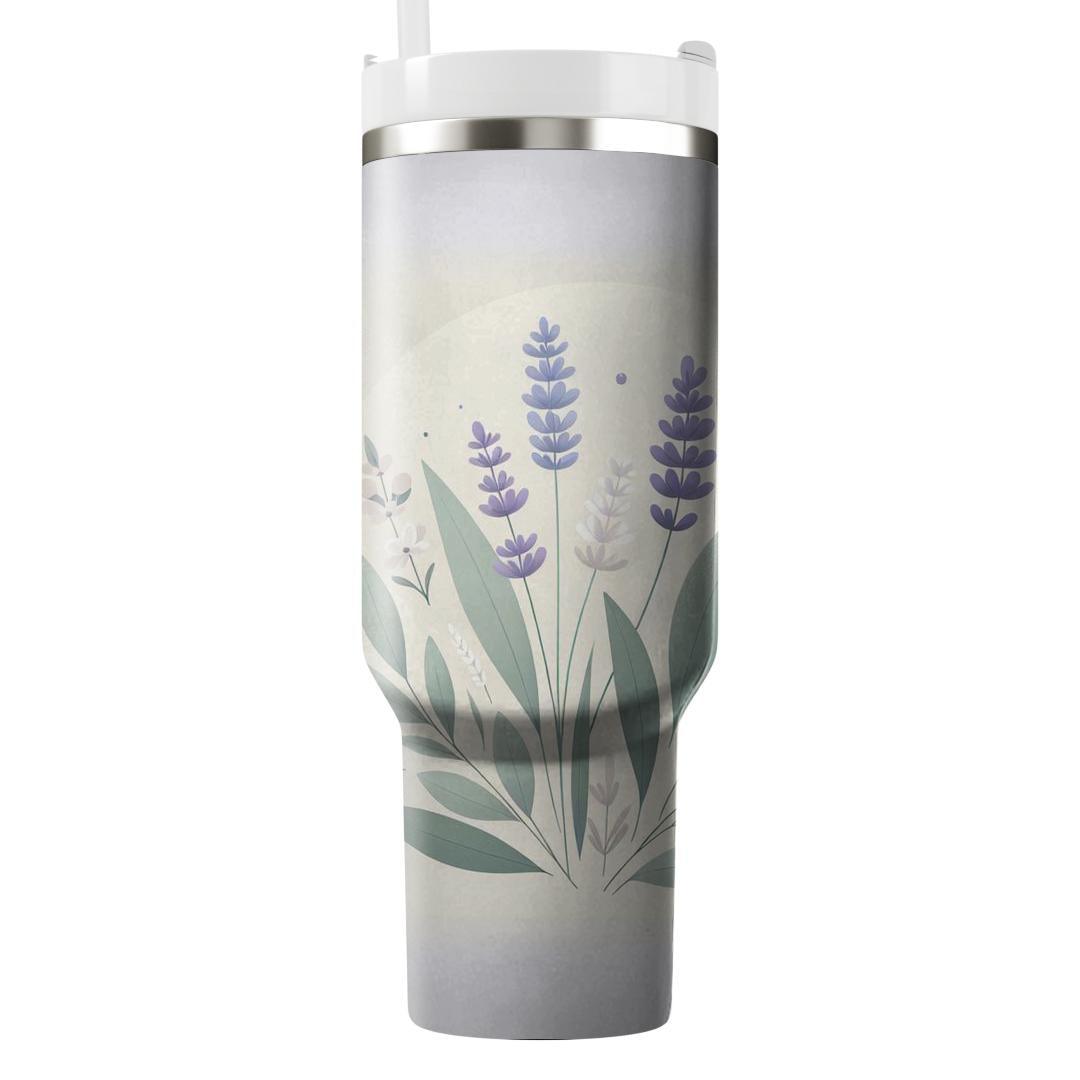 Tranquil Lavender Breeze  Unique Tumblers