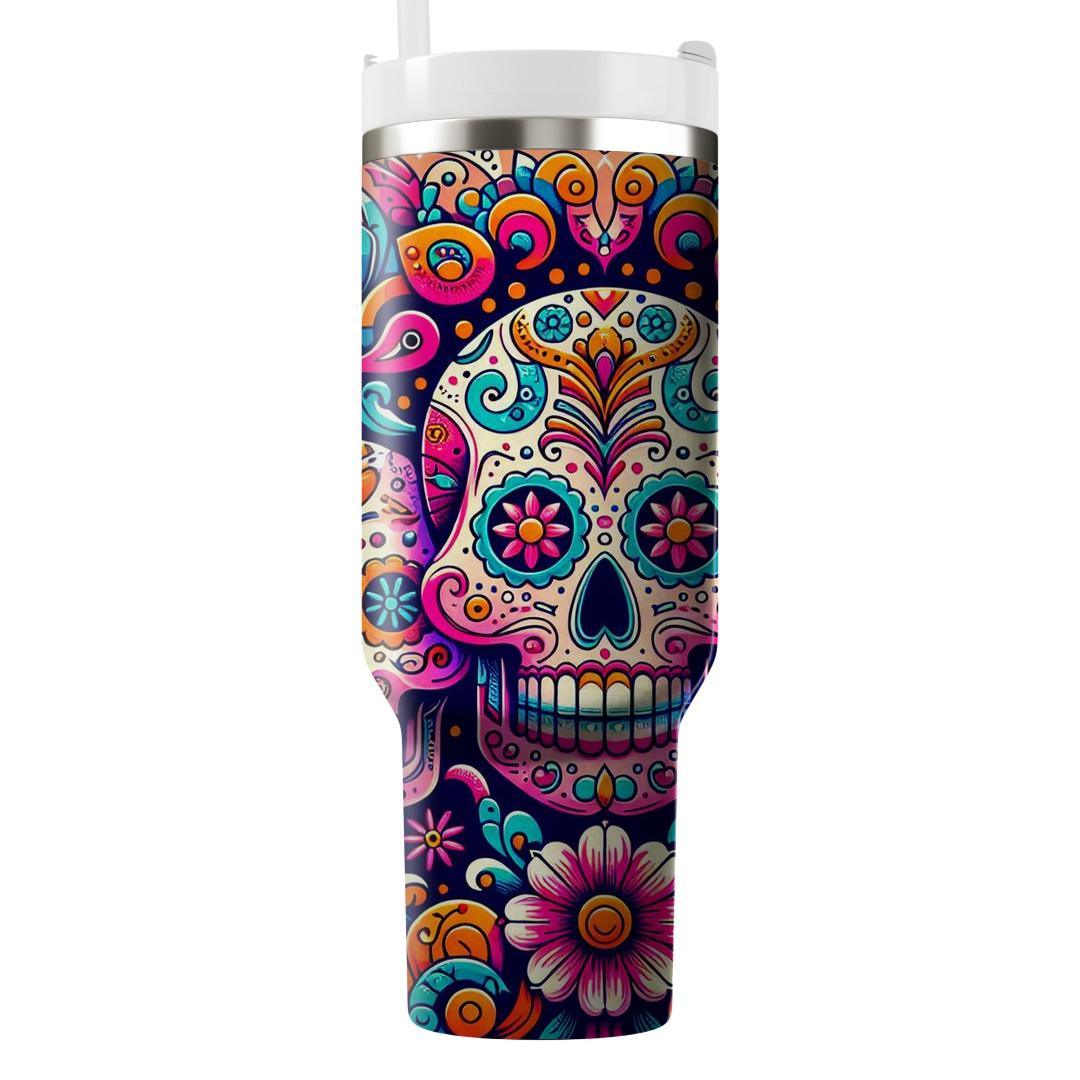 Mystical Masks - Festival Of The Dead  Tumblers With Lids