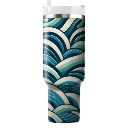 Modern Wave Pattern  Tumblers For Gifts