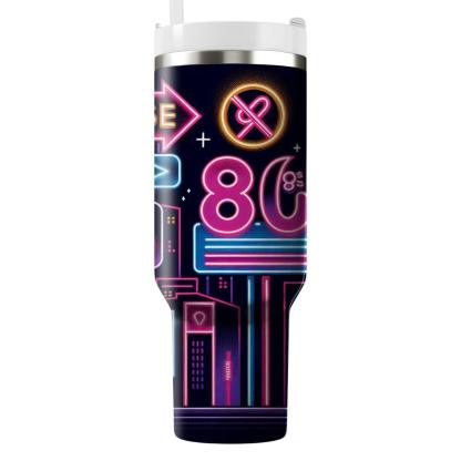 Nostalgic Neon Signs  Personalized Tumblers