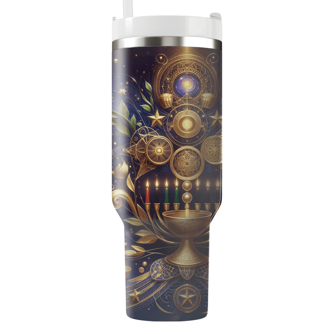 Celestial Kwanzaa - A Cosmic Celebration Tumblers For Gifts