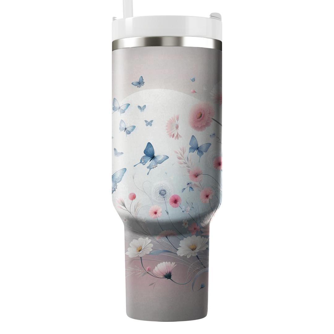 Spring Breeze Blooms  Travel Tumblers